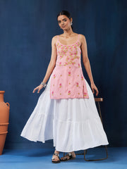 Chikankari Hand Craft Kurti-BPKU020