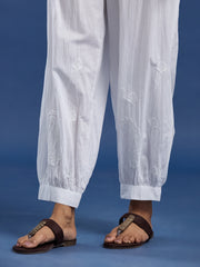 Afgani Style Cotton Chikankari Plazzo