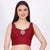 Raw SIlk Hand Embroided Maroon  Color Blouse