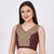 Raw Silk Brown Color Hand Embroided Blouse