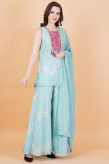 Kota Patti Zardozi Patch work Suit Set - Sufiza Lifestyle