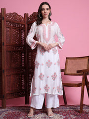 Lucknawi chikankari kurta 