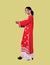 Modal Cotton Red Chikankari Kurta