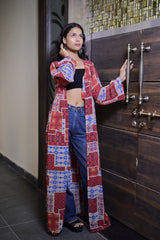 Georgette Digital Printed shrug