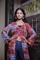 Georgette Digital Printed shrug - Sufiza Lifestyle
