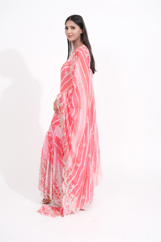 Pinky Sharara Set - Sufiza Lifestyle