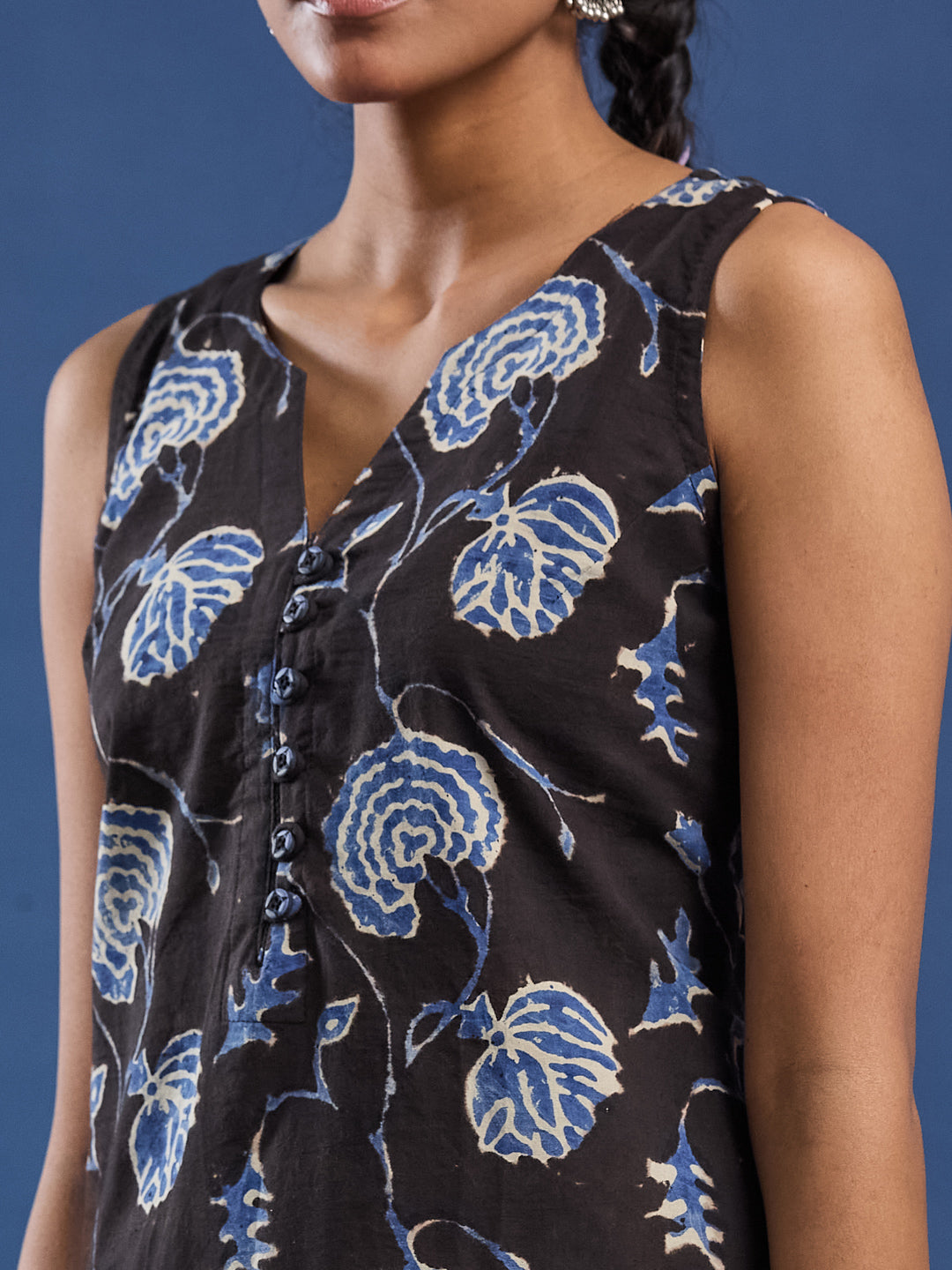 Women Hand Block Print Kurti , 100% Cotton Breathable fabric, Style with Plazzo, Denim and Skirt.