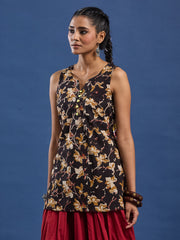 hand Block Print Kurti, Cotton Kurti, Casual and Office Wear, can be style with denim, skirt and plazzo