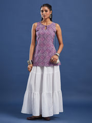 Hand Block Bagru Print Kurti-BPKU019