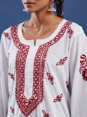 Hand-crafted Chikankari Kurti