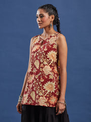Hand Block Bagru Print Kurti-BPKU017