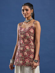 Hand Block Bagru Print Kurti - BPKU014