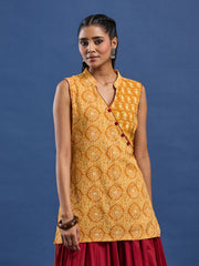 Katha Hand Block Print Kurti-BPKU013