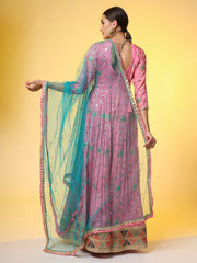 Zardosi Dress Ethnic Dress With Matching Dupatta