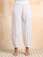 Hand Crafted Chikankari  Chanderi Kurta set