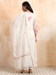 Chiknakari Hand Crafted Kurta set