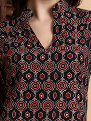 Hand Block Ajrak Print Kurta