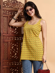 Hand Block Ajark print Kurti