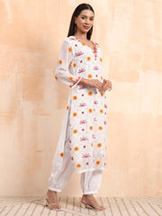 Hand Made Chikankari Premium Zardosi Kurta Set