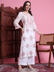 Lucknawi chikankari kurta